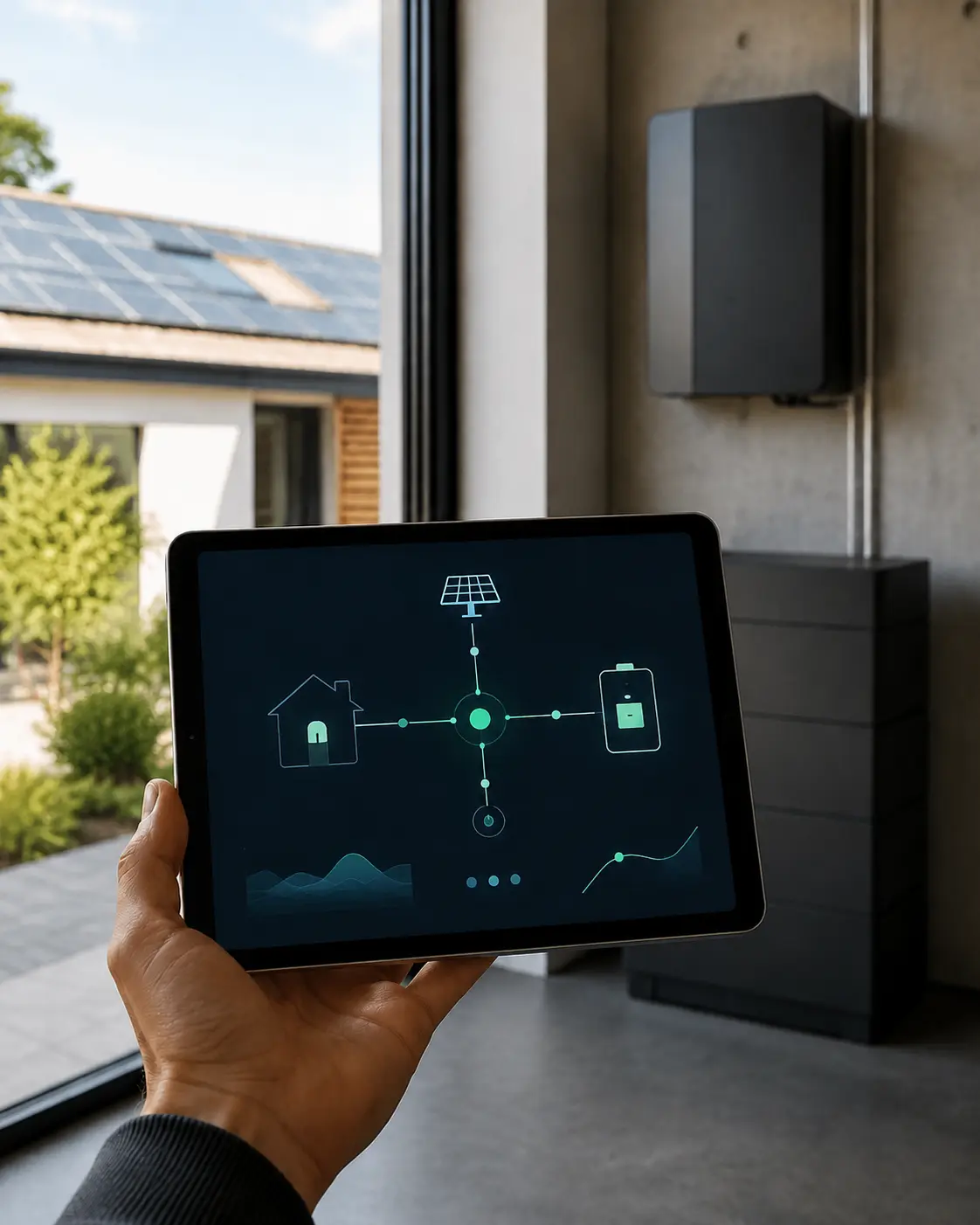 Digital monitoring of a connected energy system